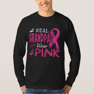 Camiseta Los verdaderos abuelitos usan conciencia rosada so