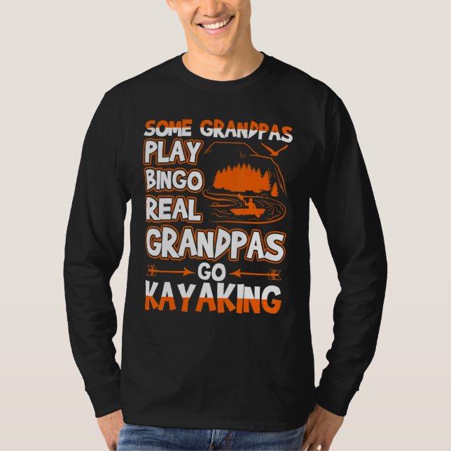 Camiseta Los verdaderos abuelitos van a Kayaking (Anverso)