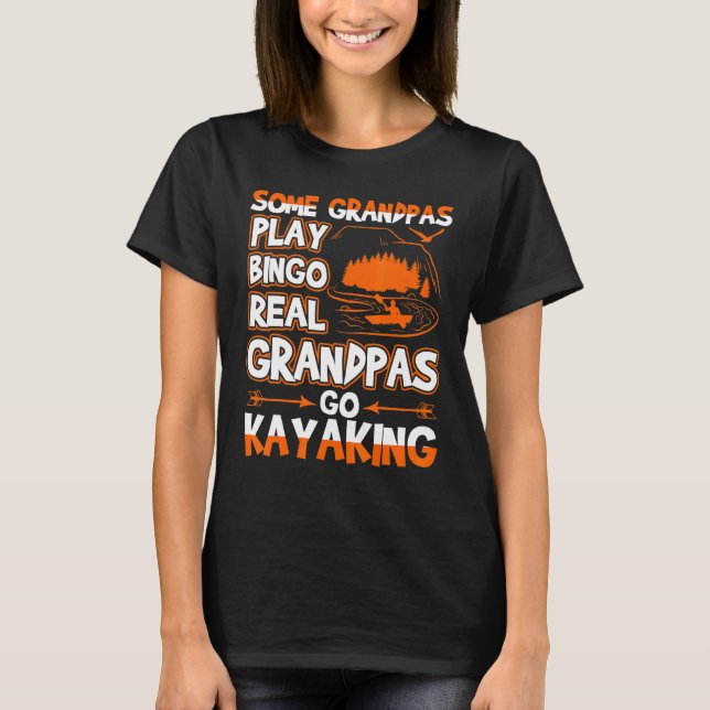 Camiseta Los verdaderos abuelitos van a Kayaking (Anverso)