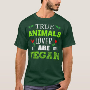 Camiseta Los Verdaderos Amantes De Los Animales Son Granjas