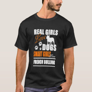 Camiseta Los verdaderos Chicas aman a los perros Chicas int