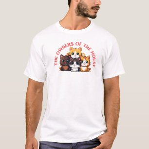 Camiseta Los verdaderos propietarios de la casa - Gracioso 