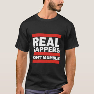 Camiseta Los verdaderos raperos no se burlan del rap del hi