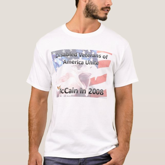 Camiseta Los veteranos discapacitados de América unen (Anverso)