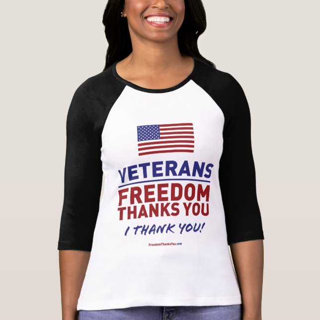 Camiseta Los veteranos, libertad le agradecen (Anverso)