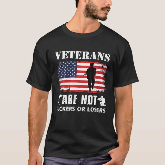Camiseta Los Veteranos No Son Aburridos Ni Perdedores De Ca (Anverso)
