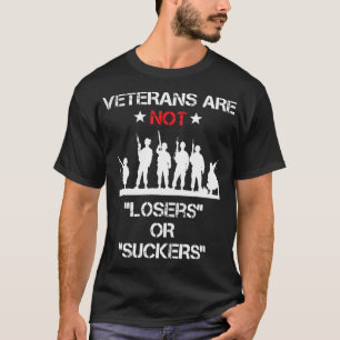 Camiseta Los Veteranos No Son Perdedores Ni Suckeros Contra