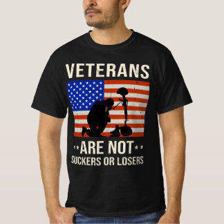 Camiseta Los veteranos no son unos perdedores ni unos aspir