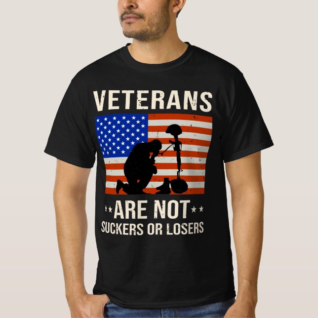 Camiseta Los veteranos no son unos perdedores ni unos aspir (Anverso)
