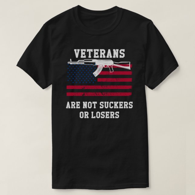 Camiseta Los veteranos veteranos no son inmorales ni perded (Diseño del anverso)