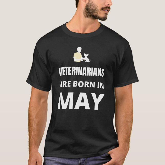 Camiseta Los veterinarios nacen en mayo (Anverso)