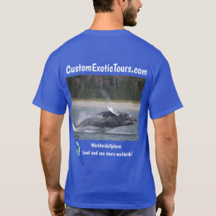 Camiseta Los viajes exóticos de encargo elefante aterrizan
