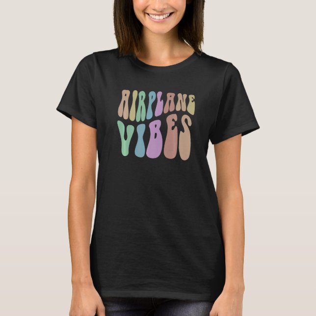 Camiseta Los VIBOS del AVIÓN Groovy se distraban fácilmente (Anverso)