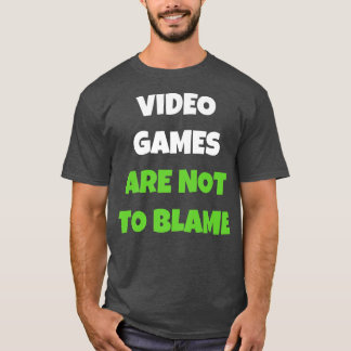 Camiseta Los videojuegos no son culpables 