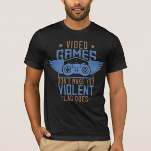 Camiseta Los videojuegos no te hacen violento