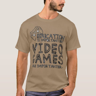 Camiseta Los videojuegos son importantes