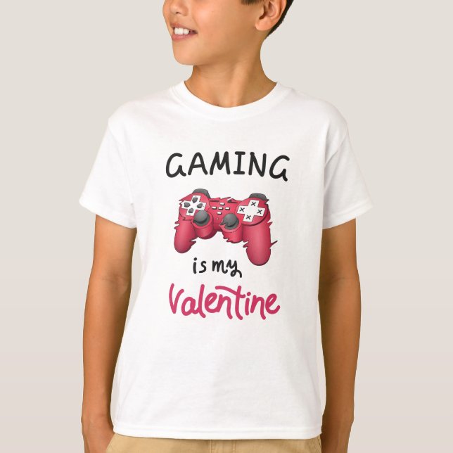 Camiseta Los videojuegos son mi San Valentín (Anverso)