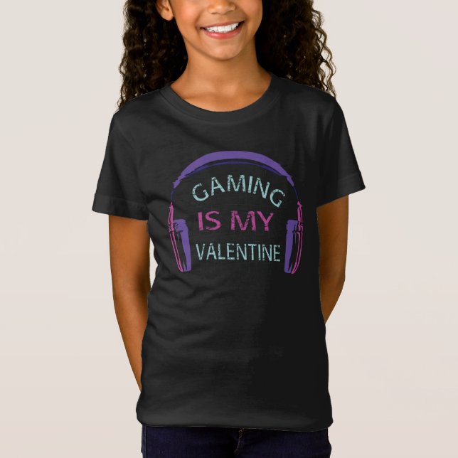 Camiseta Los videojuegos son mi San Valentín (Anverso)