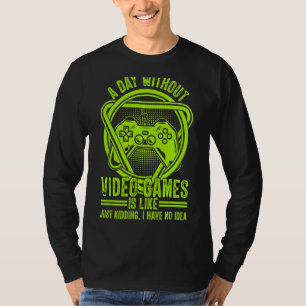 Camiseta Los videojugadores disfrutan de un día sin videoju