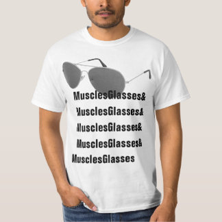 Camiseta Los vidrios de los músculos son un héroe
