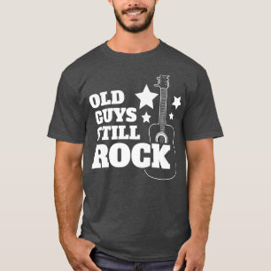 Camiseta Los viejos aún rompen la guitarra acústica guitarr