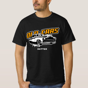 Camiseta Los viejos autos importan divertidísimo oro blanco