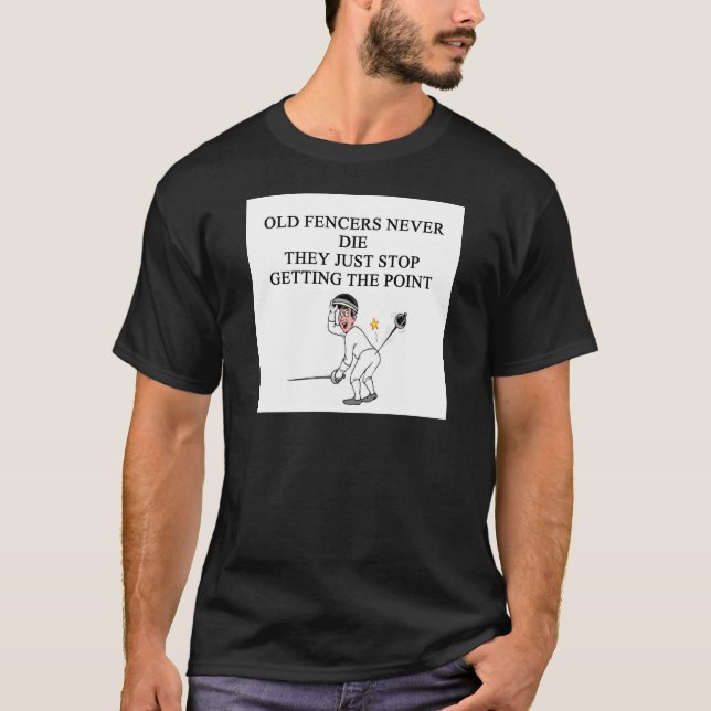 Camiseta los viejos cercadores nunca mueren (Anverso)