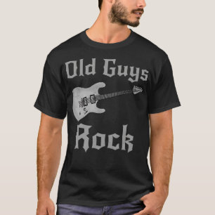 Camiseta Los viejos chicos roman la guitarra eléctrica: los