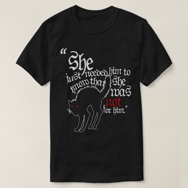 Camiseta Los Viejos Dioses De Appalachia No Para Él (Diseño del anverso)