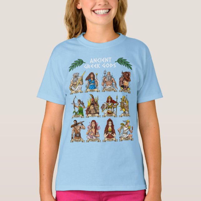 Camiseta Los viejos dioses griegos (Anverso)