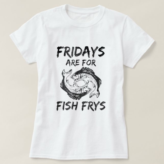 Camiseta Los Viernes Son Para Pescados Fríos Pascua Viernes (Diseño del anverso)