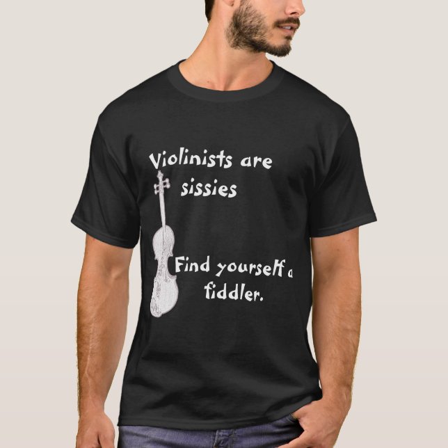 Camiseta Los violinistas son mariquitas (Anverso)