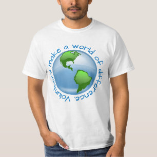 Camiseta Los voluntarios hacen un mundo de diferencia