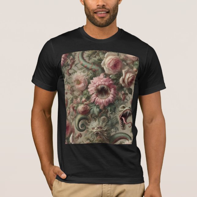 Camiseta Los Voraces Verdants – Victoriano Gótico (Anverso)