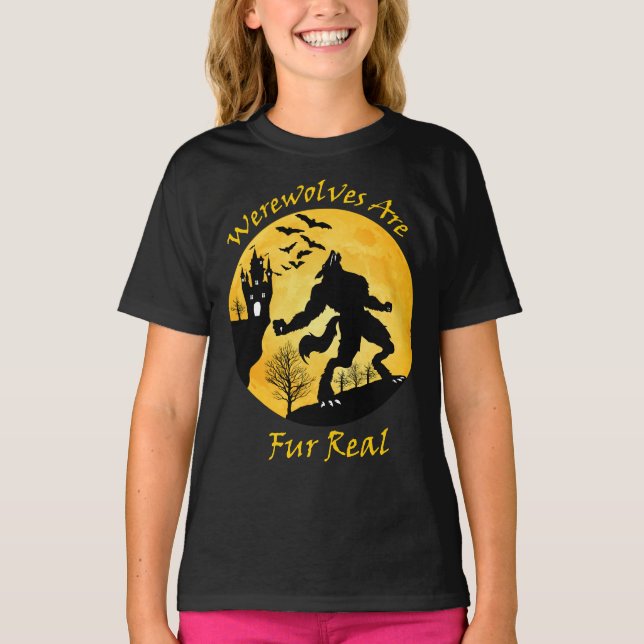 Camiseta Los Werewolts Son Fur Real (Anverso)