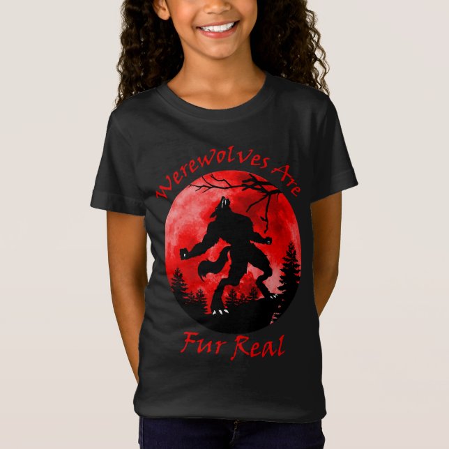 Camiseta Los Werewolts Son Fur Real (Anverso)