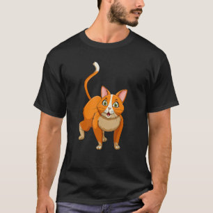 Camiseta Los Whiskers de la cara de gato de las mujeres imp