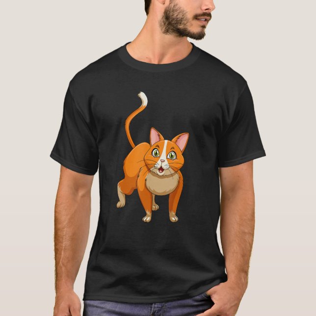 Camiseta Los Whiskers de la cara de gato de las mujeres imp (Anverso)