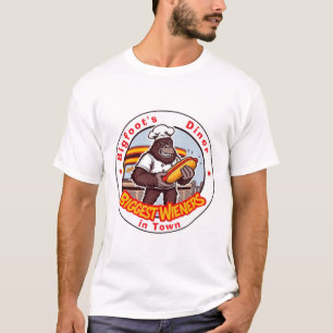 Camiseta Los Wieners Más Grandes De La Ciudad De Bigfoot's