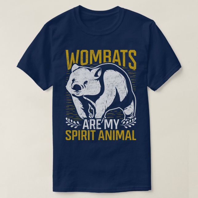 Camiseta Los wombats son mi espíritu Animal Aussie Wombat (Diseño del anverso)