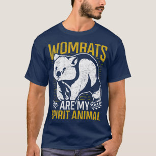 Camiseta Los wombats son mi espíritu Animal Aussie Wombat