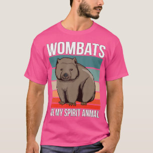 Camiseta Los wombats son mi espíritu animal Australia Womba