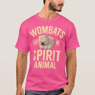 Camiseta Los wombats son mi útero marsupial animal de espír