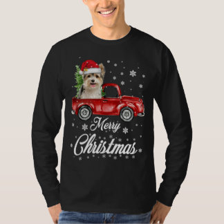 Camiseta Los yorquíes viajan en camiones Navidades Pajama