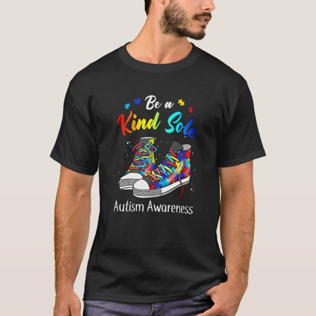 Camiseta Los zapatos del rompecabezas de la conciencia del  (Anverso)