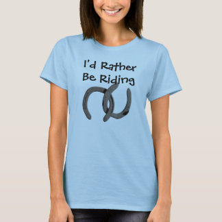 Camiseta Los zapatos grises del caballo estaría montando