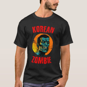 Camiseta Los zombies coreanos horrorizan Halloween el cadáv