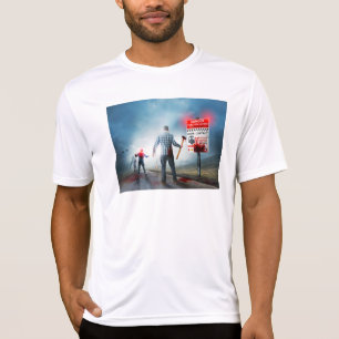 Camiseta Los zombies de ojos brillantes de SlipperyJoe en H