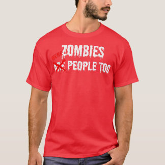 Camiseta Los zombies eran personas muy divertidas Halloween