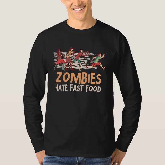 Camiseta Los zombies odian las decisiones de resolución de  (Anverso)